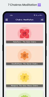 7 Chakra meditation Heal body android App screenshot 5